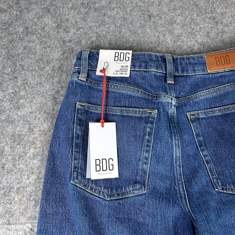 BDG Urban Outfitters Jeans Womens 28X32 Dillon High Rise Straight Button Fly - Picture 9 of 12